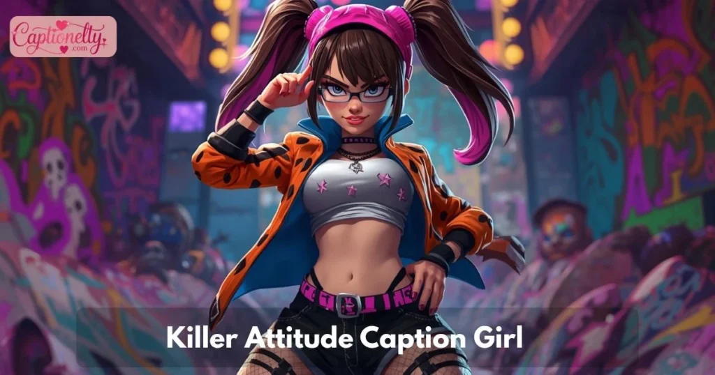 Killer Attitude Caption Girl
