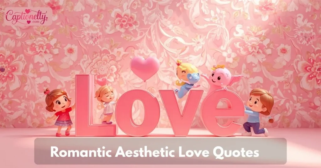 Romantic Aesthetic Love Quotes