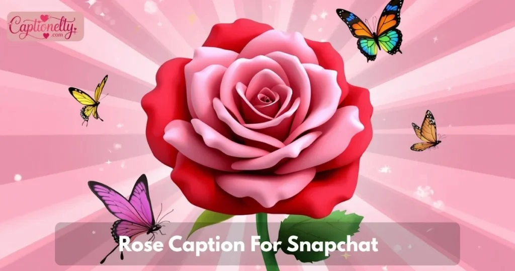 Rose Caption For Snapchat
