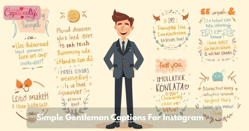 Simple Gentleman Captions For Instagram