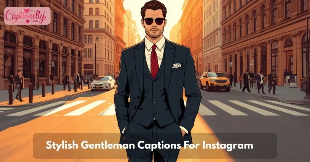 Stylish Gentleman Captions For Instagram