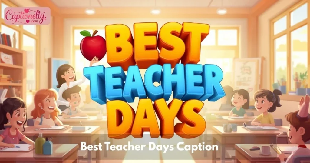 Best Teacher Days Caption
