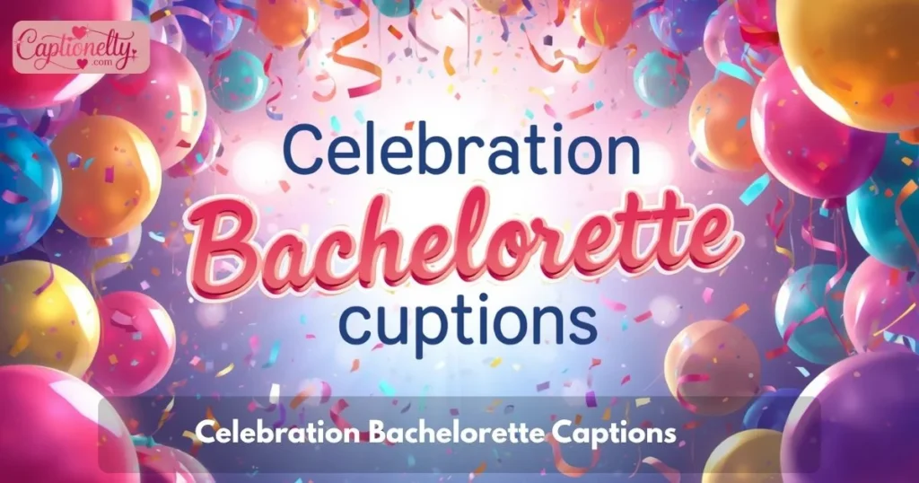 Celebration Bachelorette Captions