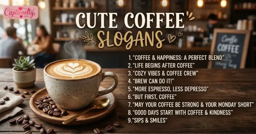Cute Coffee Slogans