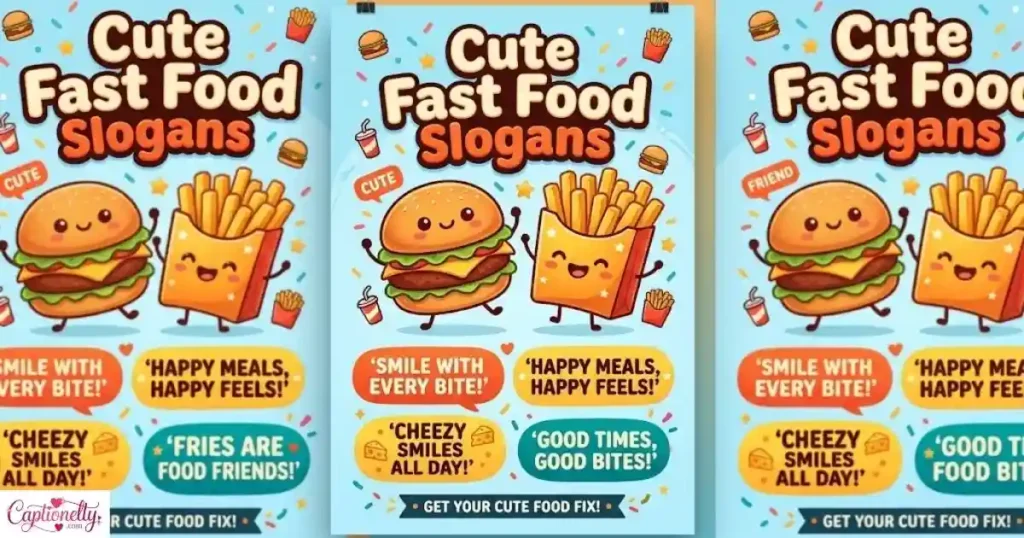 Cute Fast Food Slogans
