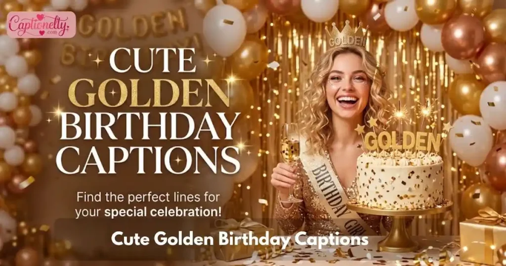Cute Golden Birthday Captions