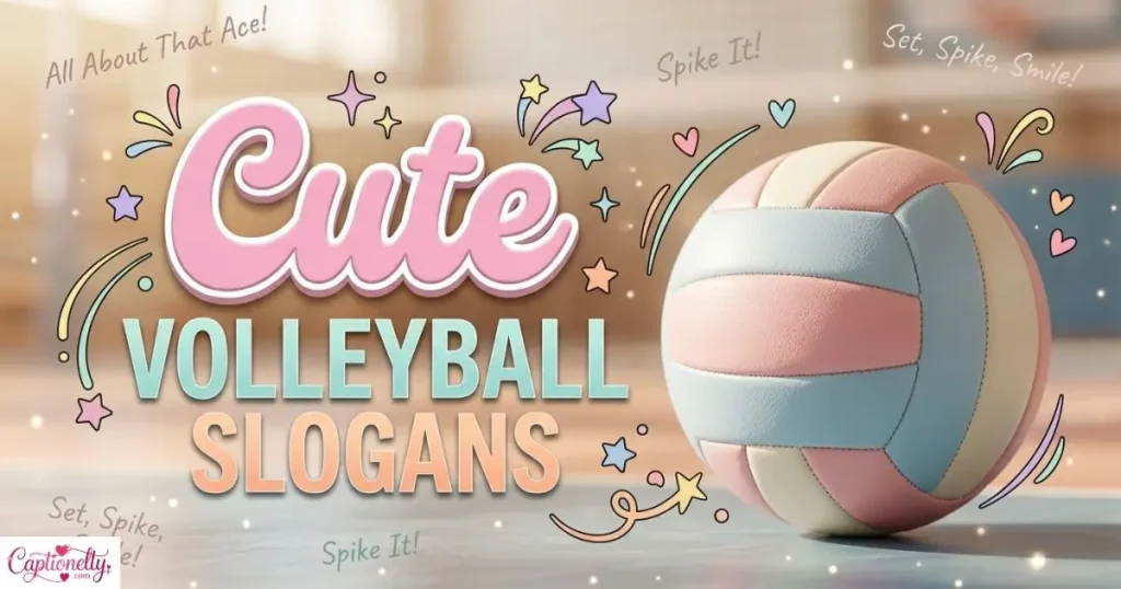 Cute Volleyball Slogans