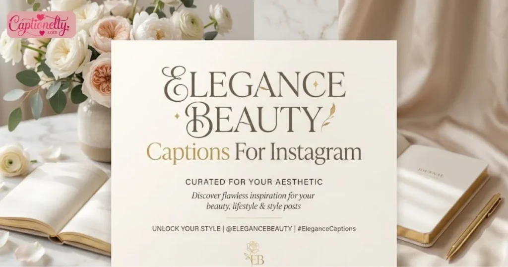 Elegance Beauty Captions For Instagram