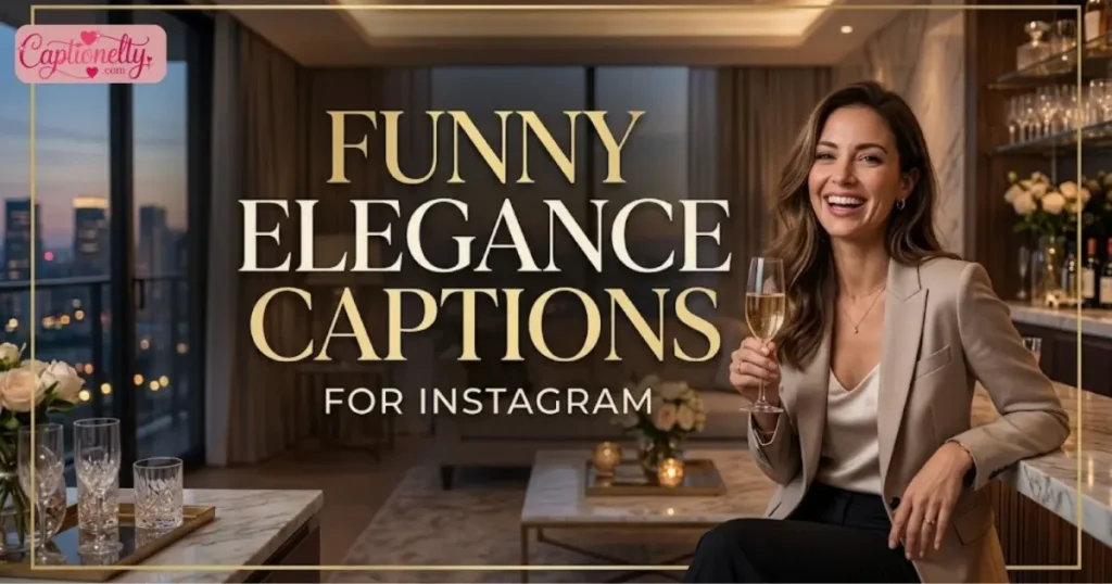 Funny Elegance Captions For Instagram