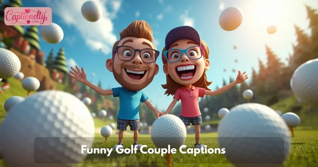 Funny Golf Couple Captions