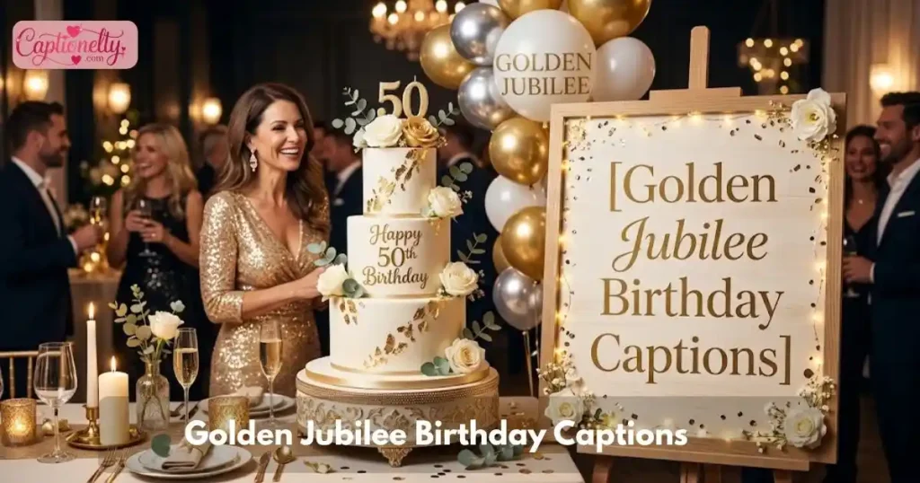 Golden Jubilee Birthday Captions