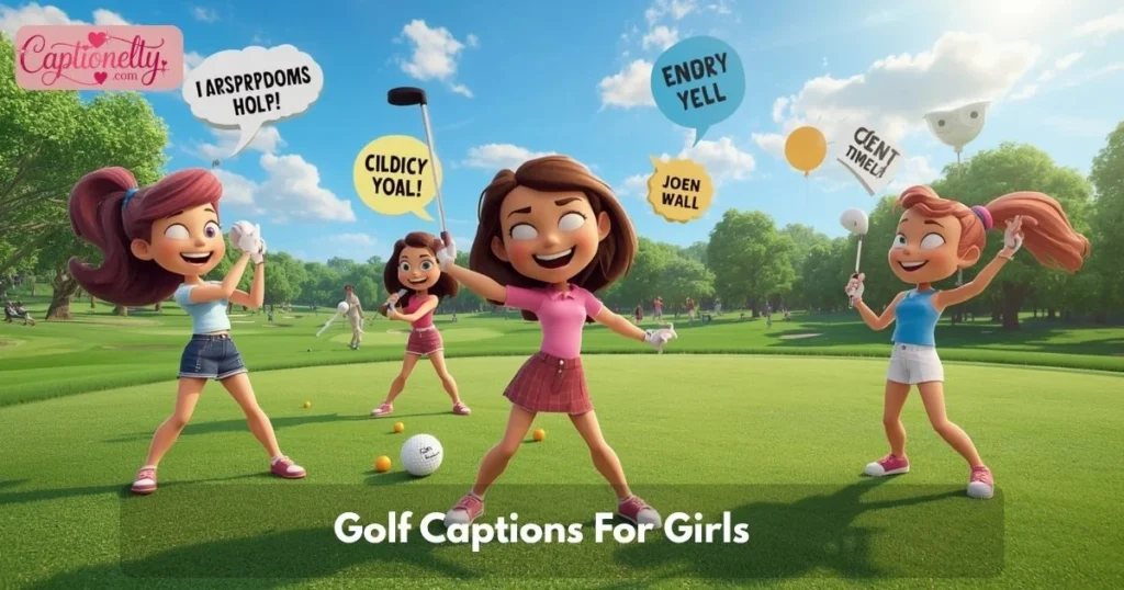 Golf Captions For Girls