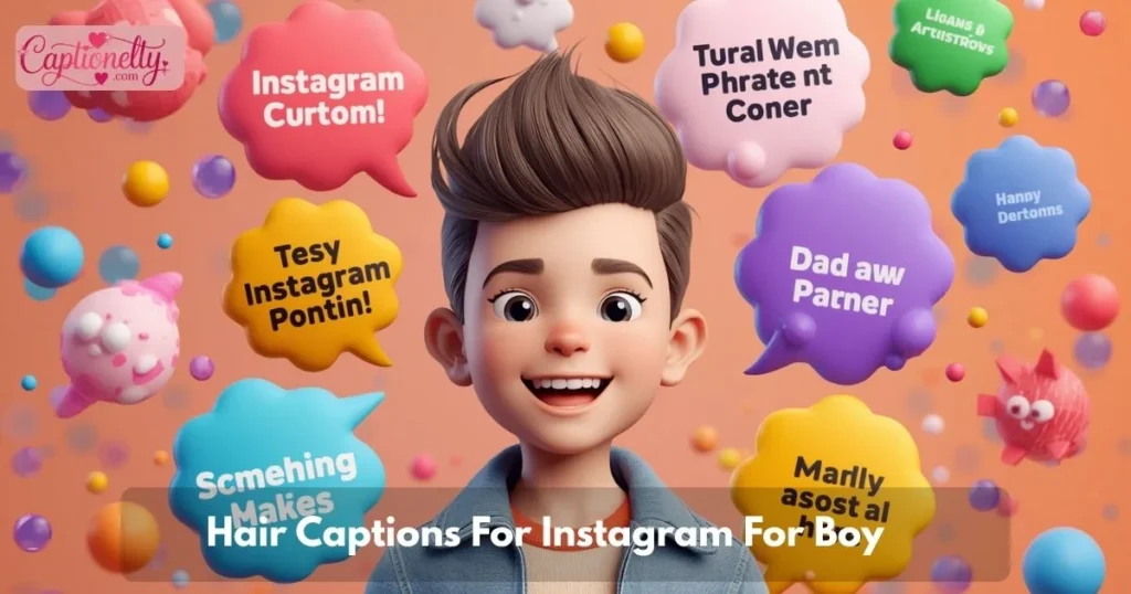 Hair Captions For Instagram For Boy