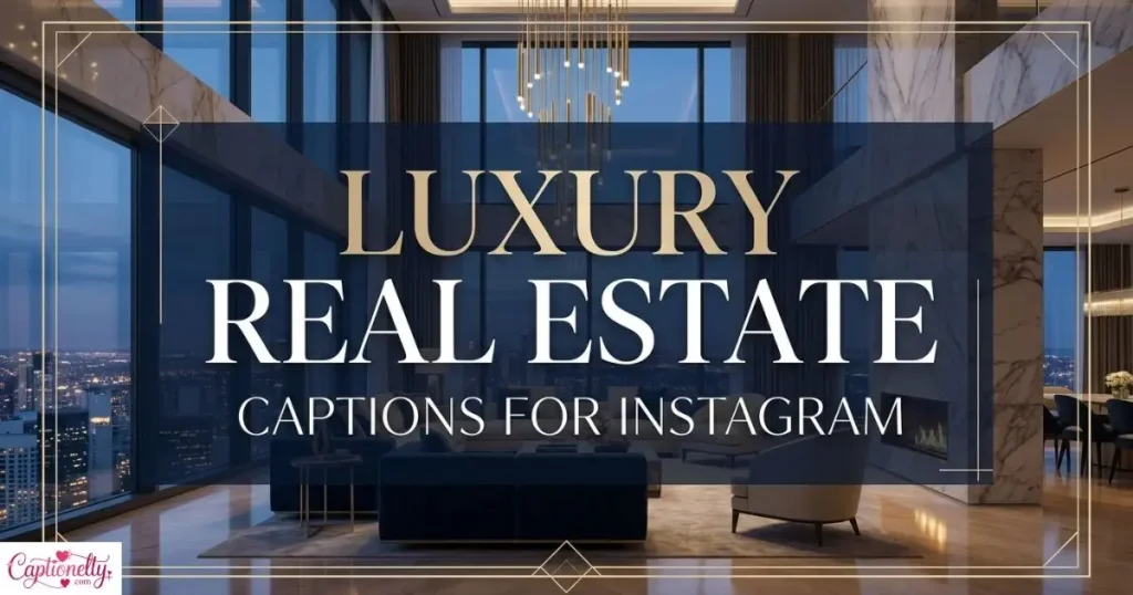 Luxury Real Estate Captions For Instagram