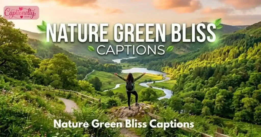 Nature Green Bliss Captions