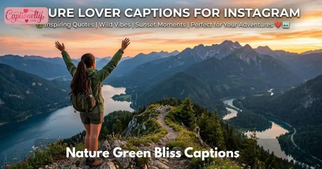 Nature Lover Captions For Instagram