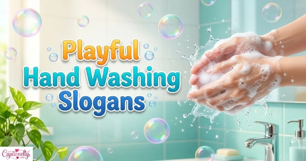 Playful Hand Washing Slogans