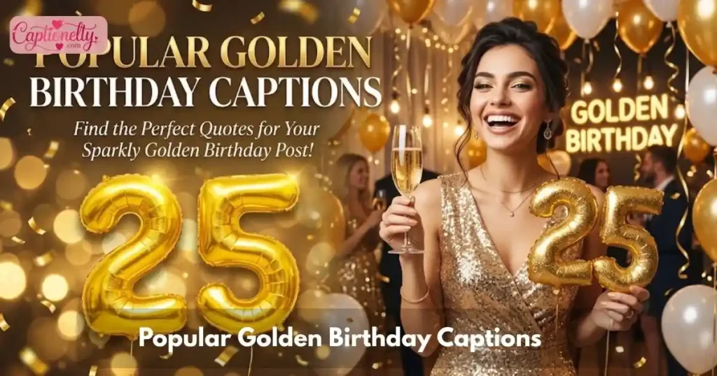 Popular Golden Birthday Captions