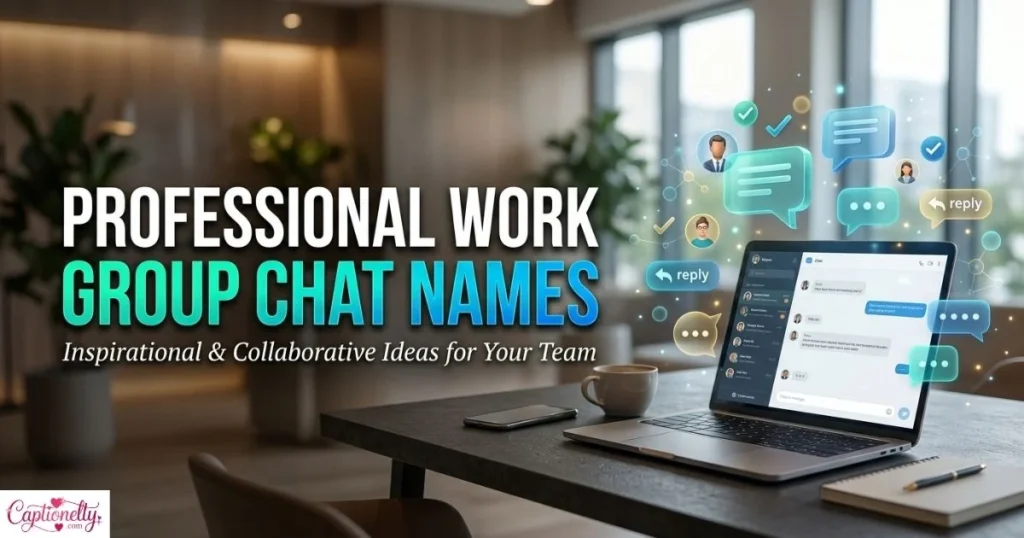Professional Work Group Chat Names