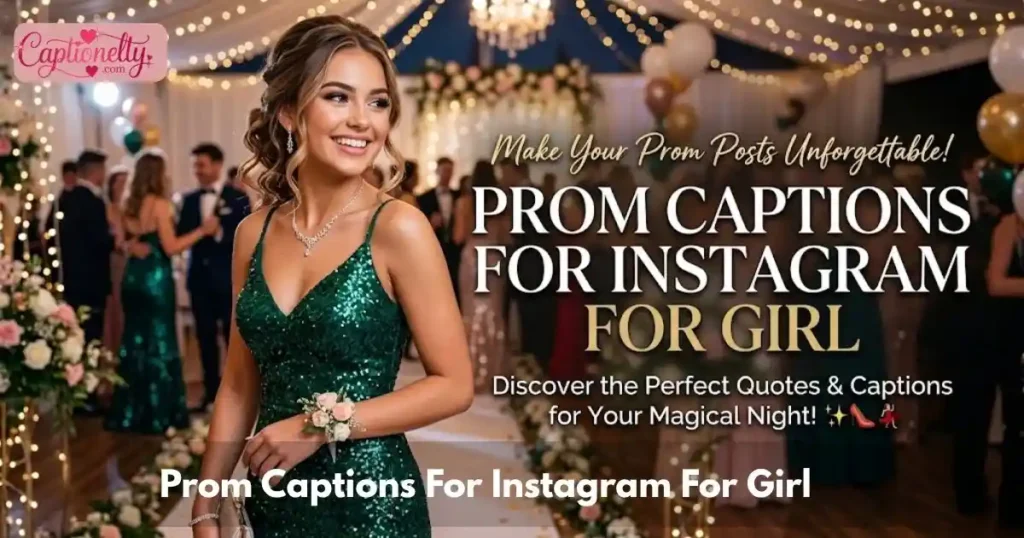 Prom Captions For Instagram For Girl