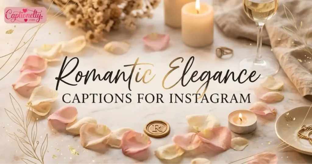 Romantic Elegance Captions For Instagram
