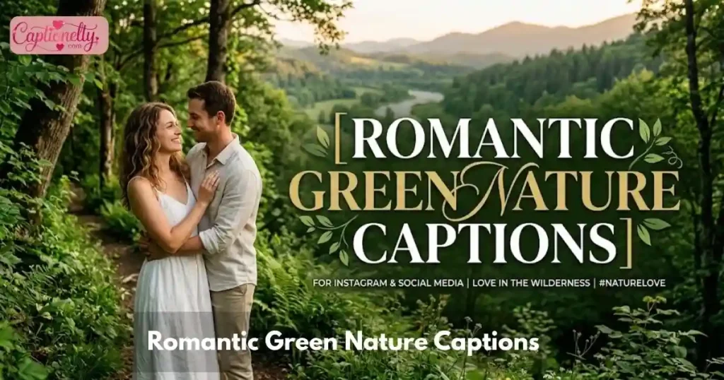 Romantic Green Nature Captions