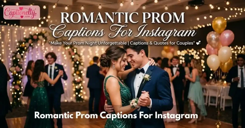 Romantic Prom Captions For Instagram