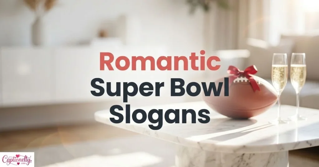 Romantic Super Bowl Slogans