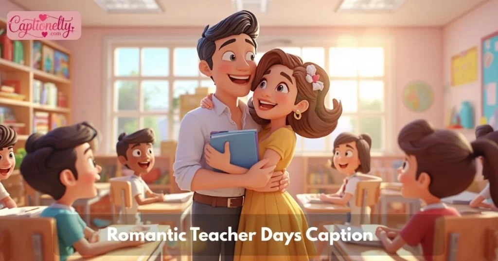 Romantic Teacher Days Caption