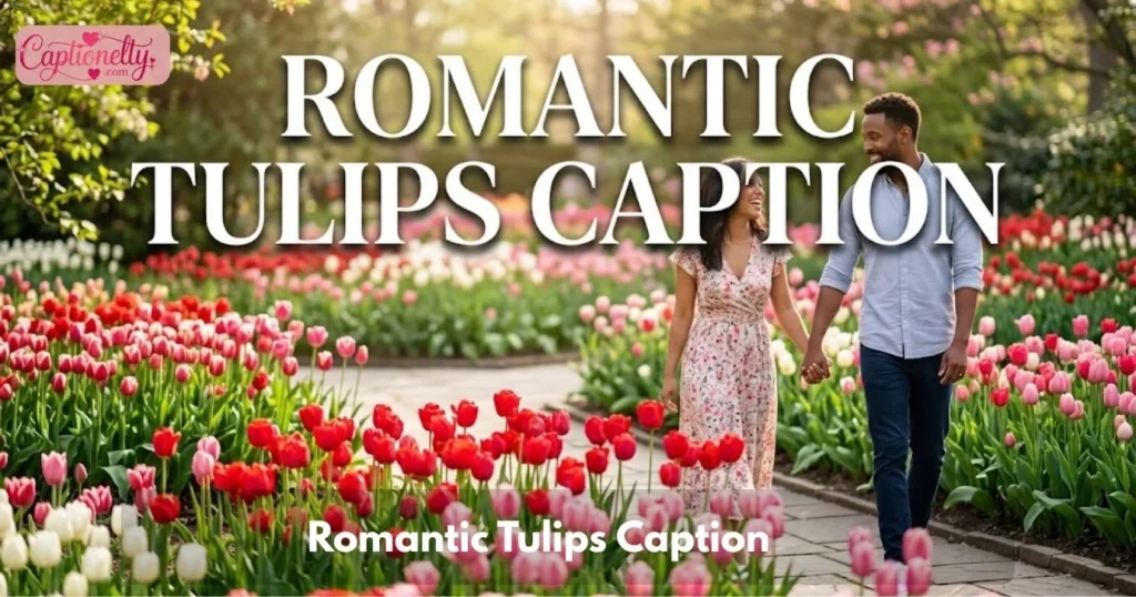 Romantic Tulips Caption