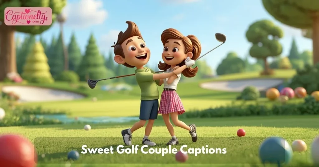 Sweet Golf Couple Captions