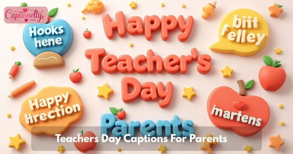 Teachers Day Captions For Parents