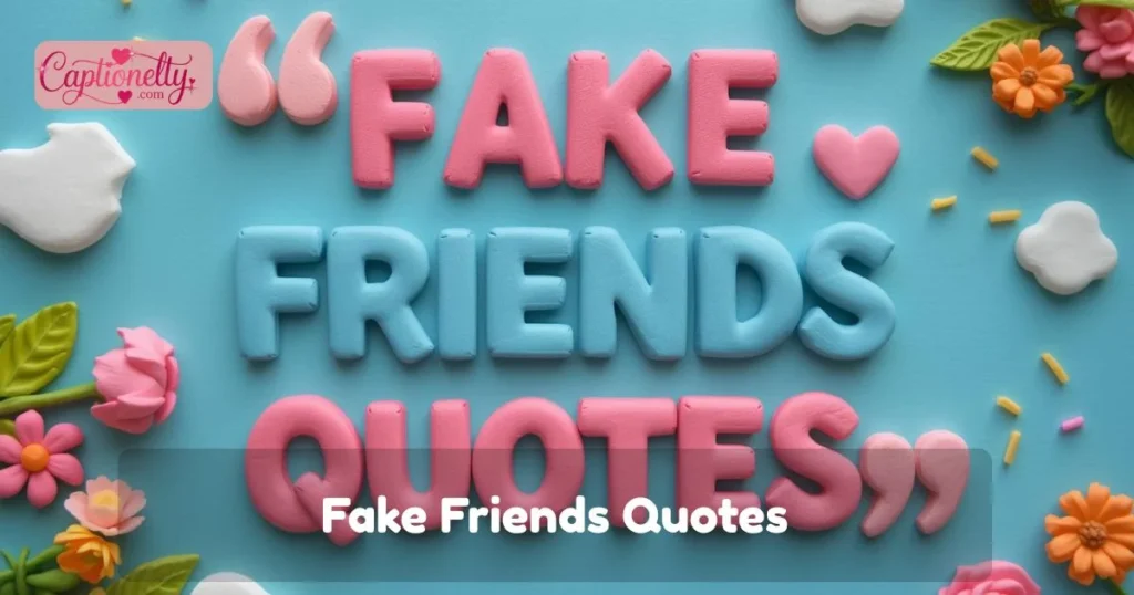 Fake Friends Quotes
