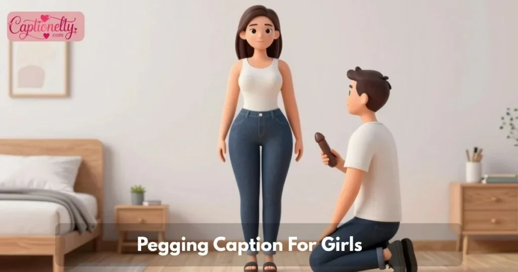 Pegging Caption For Girls