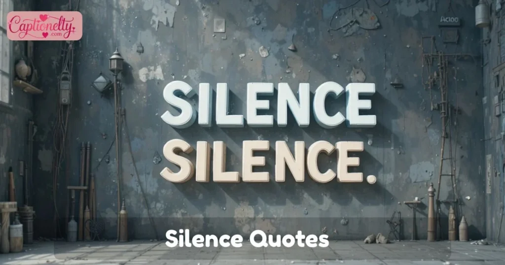 Silence Quotes