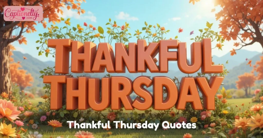 Thankful Thursday Quotes