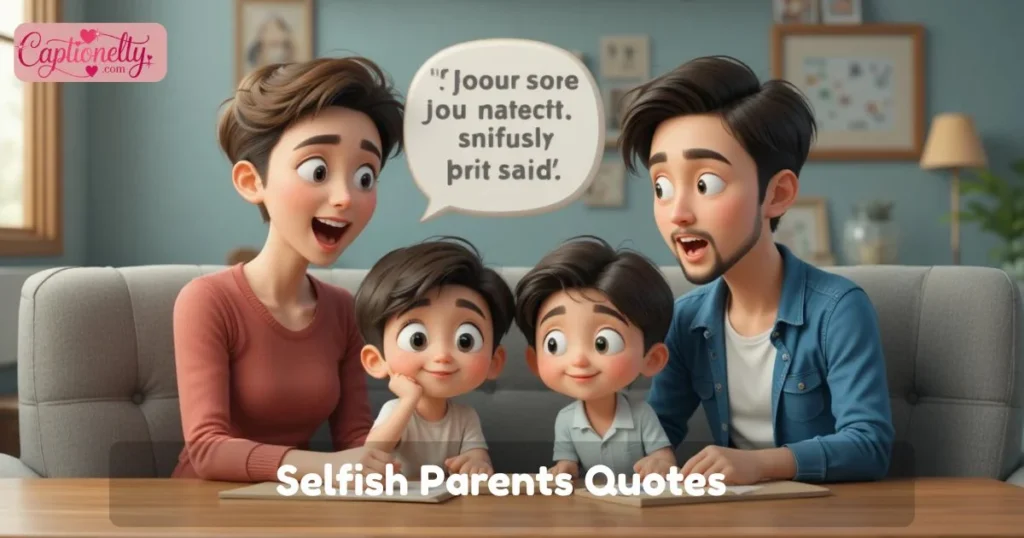 Selfish Parents Quotes