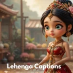 Lehenga Captions