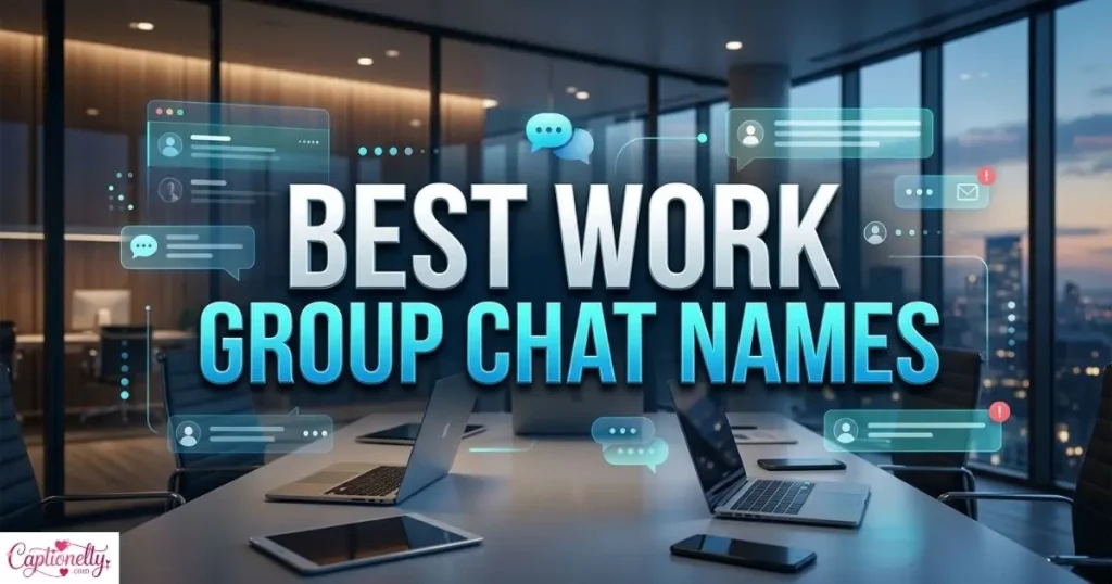 Best Work Group Chat Names