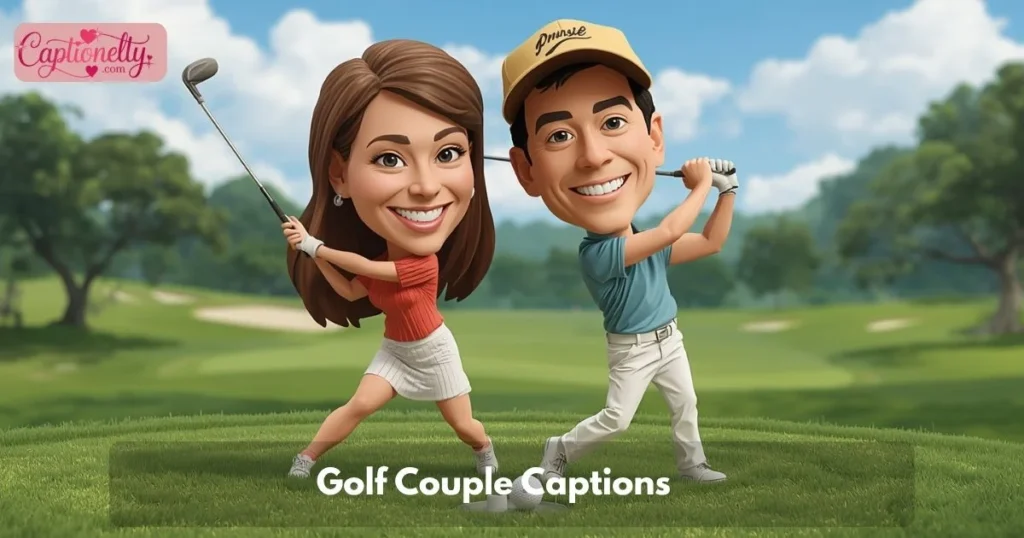 Golf Couple Captions