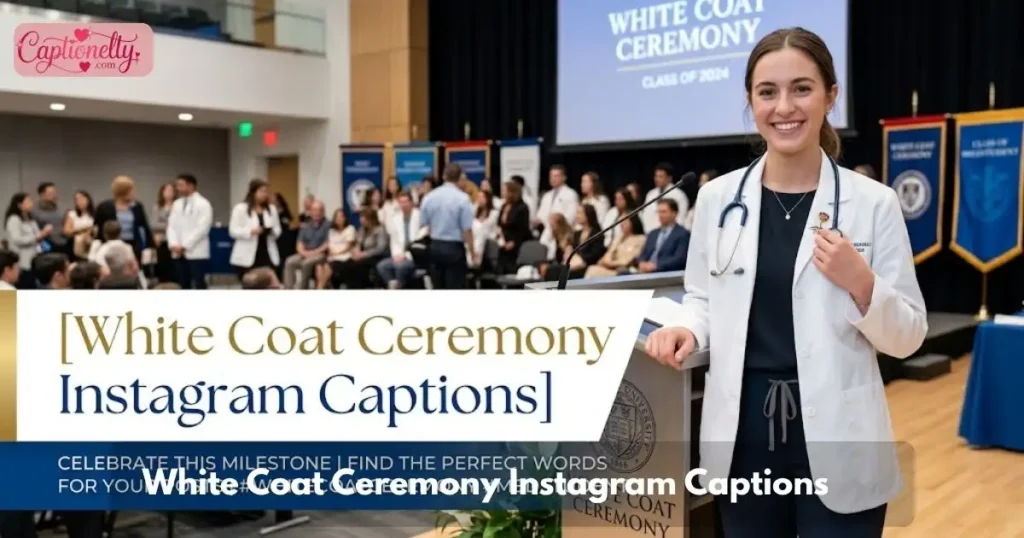 White Coat Ceremony Instagram Captions